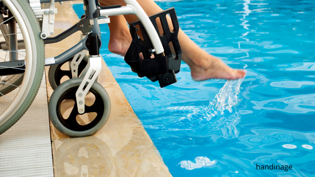 handinage mjc saumur natation pour personne en situation de handicap