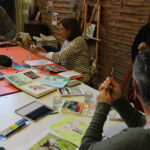 atelier de dessin peinture à la mjc centre social les lundis et mardis