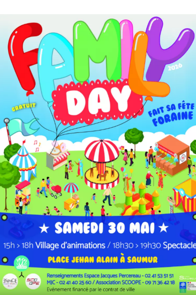 30 mai – Family Day : un après-midi pour se retrouver en famille
