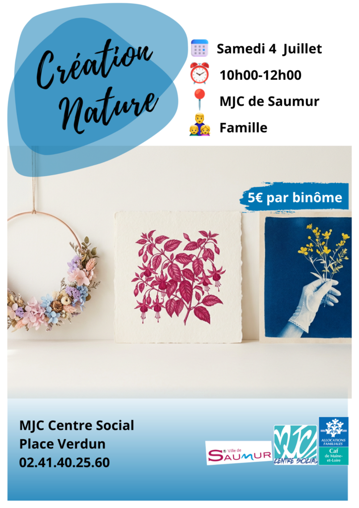 4 juillet – Atelier Créatif en binome