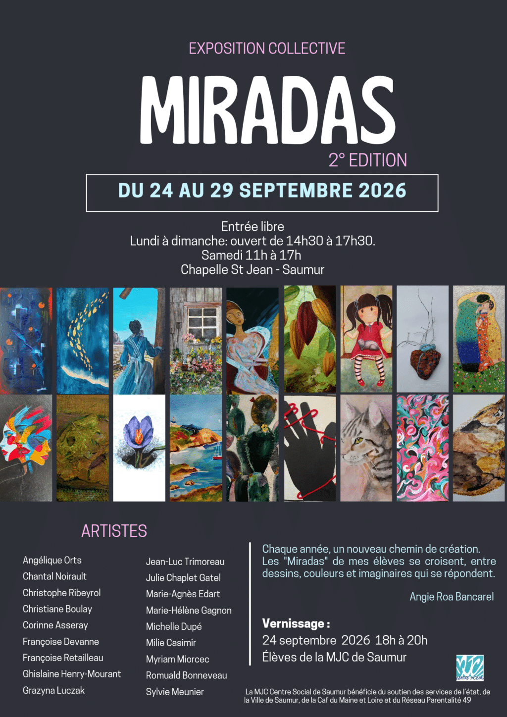 Expo Miradas 2026 Saumur
